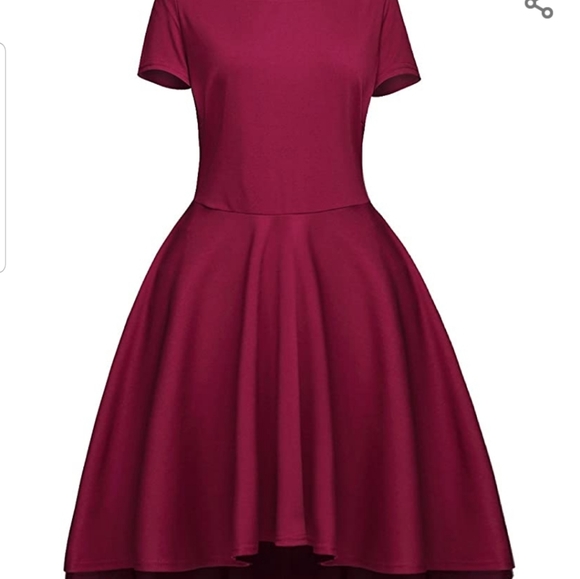 Womens Summer Off The Shoulder Short Sleeve High L - Picture 2 of 6